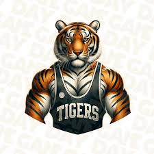 Wrestling Tiger T-shirt Design L Tigers ...